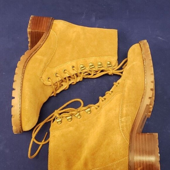 Madewell Women's The Julien Lace-Up Lugsole Boot in Suede Size 6.5 ($228) - Picture 3 of 6